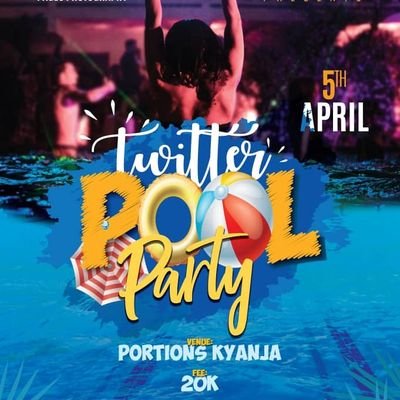 #TwitterPoolParty is an event organised with an intention of bringing  Ugandans on twitter together.
It's basically a party full of vibe at a swimming pool.
