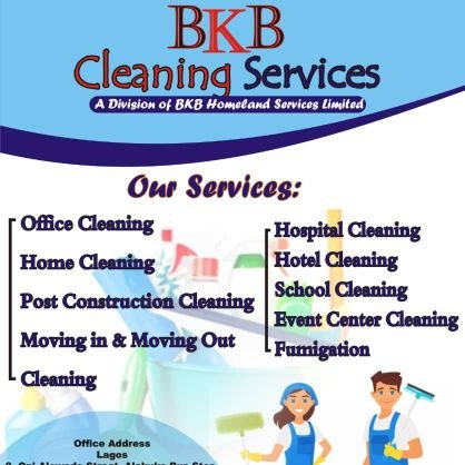 A reliable and Dependable Cleaning agency. We help bring out the squeaky cleanliness in your home,offices, event centres and hotels. Call us 08168006395