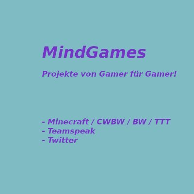 Teamspeak IP: MindGames

Projekt Leitung; zSyon & GoGoAlex