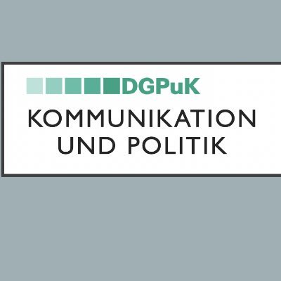 Fachgruppe Kommunikation und Politik der DGPuK
### DIESER ACCOUNT IST DERZEIT NICHT AKTIV ###
### SIE FINDEN UNS AUF LINKEDIN ###