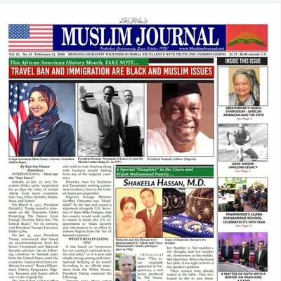MuslimJournal1's profile picture. Muslim Journal publication