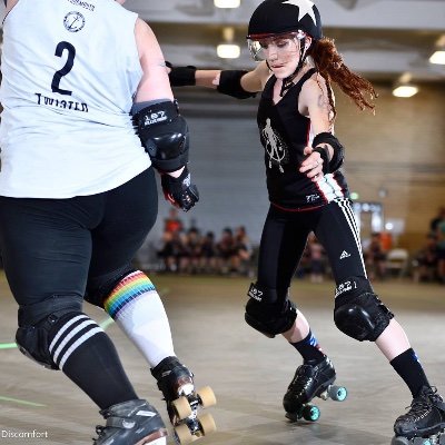 Here to promote, discuss, and make light of one of the best sports out there. Once a roller derby girl allows a derby girl! Known as @derbyrelatable on insta