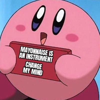 KirbySign's profile picture. Just Kirby holding a sign, if you want Kirby to say something DM me this account is managed by @pkgoSatrix22