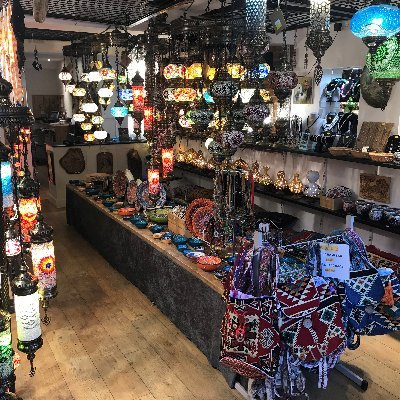 Best place in Dorking for Handmade Turkish Mosaic lamps & lighting.  On the High Street - come in and see us for the perfect unique gift and free Turkish coffee