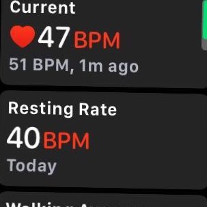 I like to rest at 40 BPM.