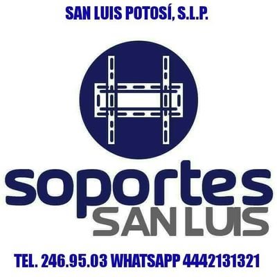 Empresa 100% Potosina dedicada a la venta e instalación de soportes para pantallas, en San Luis Potosí, S.L.P. Tel. 4442070720 ó WhatsApp 4442131321