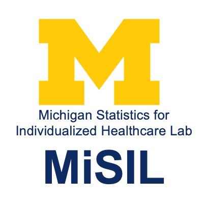 Michigan Statistics for Individualized-healthcare Lab (MiSIL). 
In Biostatistics department @umichsph. People: https://t.co/bV1z87Jfr0