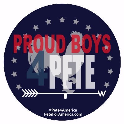 Americans 🤝 Proud Boys supporting @PeteButtigieg for President of the USA 🌎 #HumanityFirst 🇺🇸