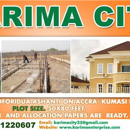 Karima city is into short term and apartment rentals at Kasoa, salaga and Kumasi. locate us at Kumasi Asabi via call/ WhatsApp 0541540001