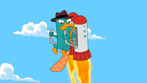 Hey!! I'm Agent P! Or...Perry the Platypus... Phineas and Ferb are my owners. I don't do much...except fight Doofenshmirtz, my nemesis. DEFINITION: UNEXPECTED.
