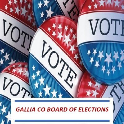 This is the Twitter page to find all your local Gallia County Election information