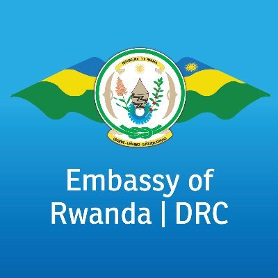 Le compte Twitter officiel de l'Ambassade de la République du #Rwanda en République Démocratique du Congo.