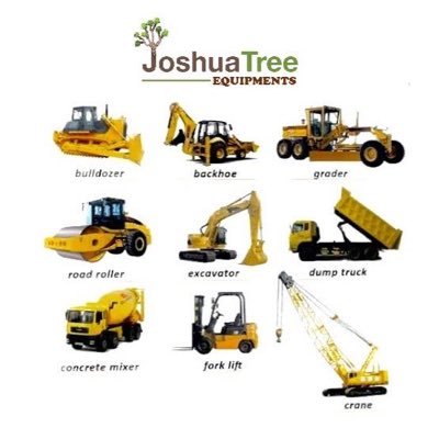 Construction & Commercial Equipments. Loaders, Excavators, Cranes, Forklifts, + more.
Cash or Financing.
Facebook: joshuaTree6.33
Instagram: joshuatree_21920