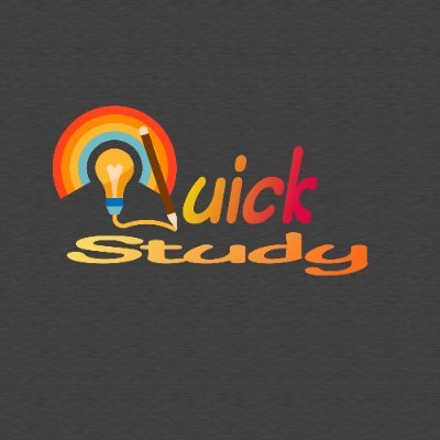QUICKSTUDY8's profile picture. Official account for youtube channel quickstudy.
https://t.co/IjK4McgClP