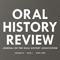 Oral History Review(@oralhistreview) 's Twitter Profileg