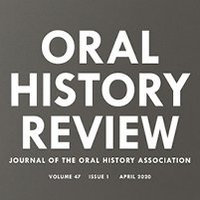 Oral History Review (@oralhistreview) 's Twitter Profile Photo