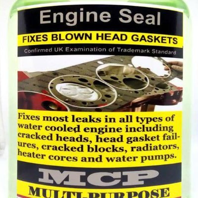 ENGINE SEALER ,MCP, REPAIRS BLOWN HEAD GASKET & ENGINE BLOCKS,,USING ALL AUTOMOTIVE MANUFACTURES,