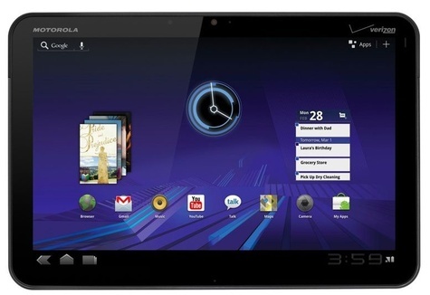 Nederlandse Motorola XOOM Twitter