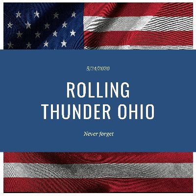 RollingOhio's profile picture. ROLLING THUNDER LIVES ON! Join us in Columbus, Ohio! 12 PM on 05/30/2021 #pow #mia #neverforget