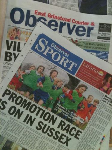 All the sports news from the East Grinstead Courier