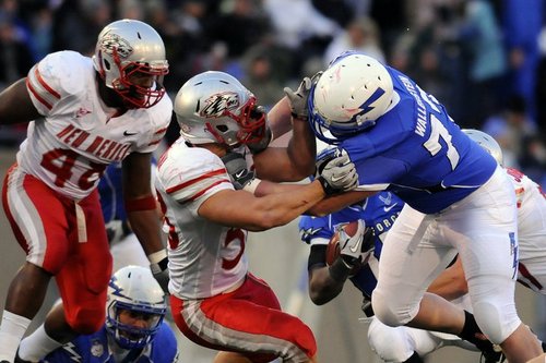 I play football at the Air Force Academy...Go Falcons!!!