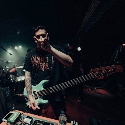 I play bass for @sylarny // my body runs off cheap whiskey