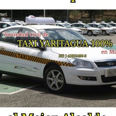 Colectivo Organizado de Taxistas Profesionales del Volante para prestar un SERVICIO SOCIALISTA, Comunitario 04263202790, 04163506294, 02514177610. Viajes!!