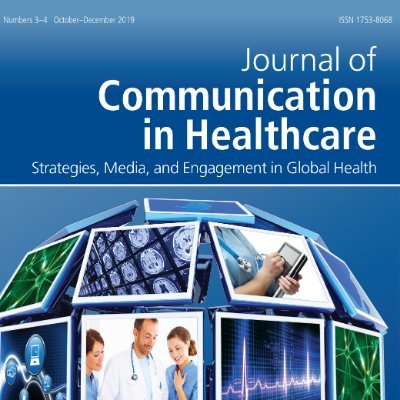 Leading journal by @tandfmedicine. Publishes research, interventions & perspectives on #healthcommunication in #healthcare #publichealth #globalhealth #medicine