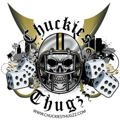 Chuckies Thugzz are the little cuzzins of Raider Nation. We are a new brand with new logos. One for OG fans and a new one with a Vegas flare Vegas. Check us out