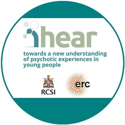 iHEAR is an @ERC_Research funded study about psychotic experiences in young people at @RCSI_Irl. #ihearstudy | website https://t.co/YlsXZvDuLa.