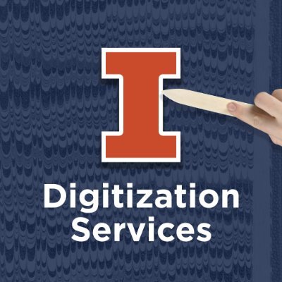 Official Twitter for Digitization Services at the University of Illinois Library.