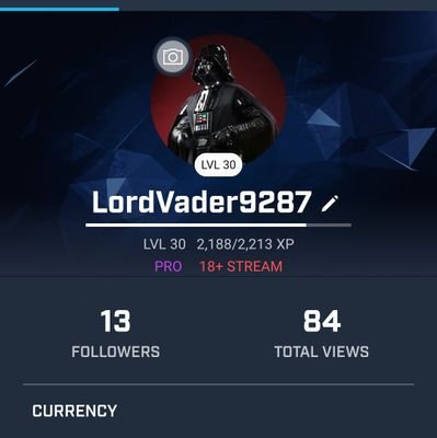 im a 28 year old gamer and i just started streaming on twitch someone told me to use twitter to get my streams out there lordvader2892 is my come follow me