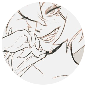 playedrough's profile picture. drives you into delirium, got that silver tongue. | demon oc rp account | 🔞 warning