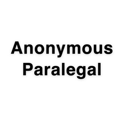 Anonymous Paralegal