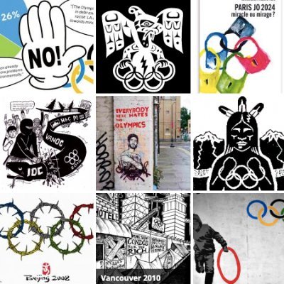 Transnational archive of content and ideas challenging official and mainstream narratives about the Olympics.