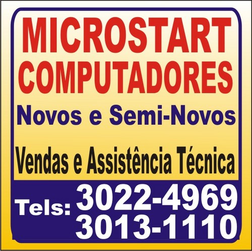 MICROSTARTCOMPU's profile picture. Computadores Semi-novos à partir de R$ 299,00. Formatação à partir de R$ 49,90 ligue 3022-4969 ou 3013-1110