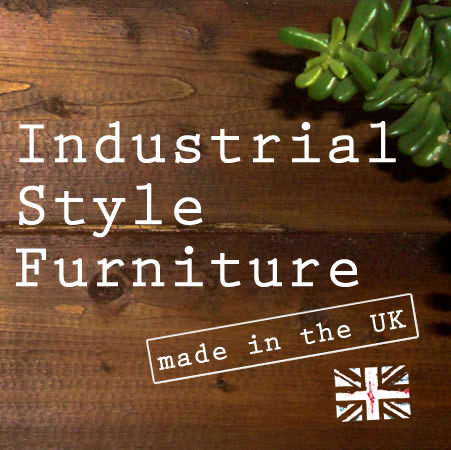 Based in Birmingham, we make vintage industrial styled furniture. These items include industrial style shelves, trolleys, coffee tables and cupboards.