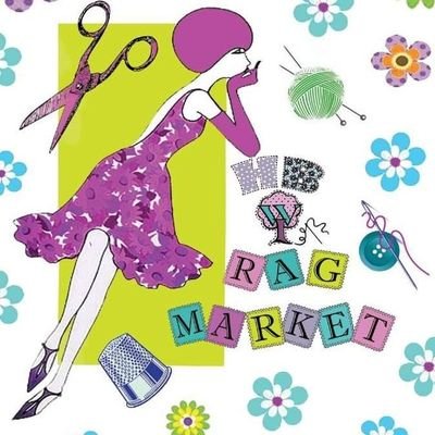 Bi-annual Rag Market organised by @hebdenbridgewi. Stalls selling quality vintage fabric, yarn, buttons, craft supplies & more. Next market: Sat 13th April 2019
