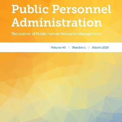 Review of Public Personnel Administration (ROPPA) presents timely, rigorous scholarship on human resource management in public service organizations.