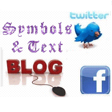 http://t.co/DdVZgWQ8mY Offering 100's of symbols and letters that can be used with Twitter, Facebook, Myspace, blogging, and more!╰☆╮♥ Eɴᴊᴏʏ❢ ♥╰☆╮
