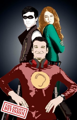 Online web-series.
We are three Superheroes and we look after the district of Splott. There have been rumours of redundancy, but we try to ignore them.