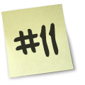 It's okay not to be number 1, but number 11 is where I draw the line...