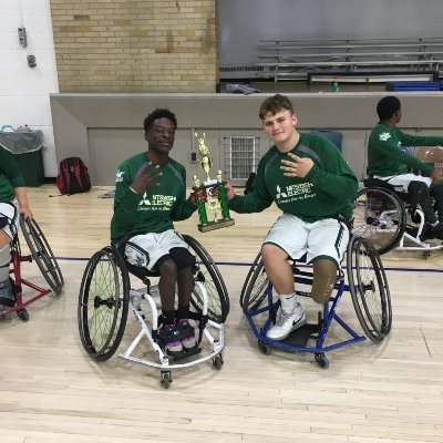 Prep and varsity wheelchair basketball team with players from KY and OH. 2021 NWBA Varsity National Champions.