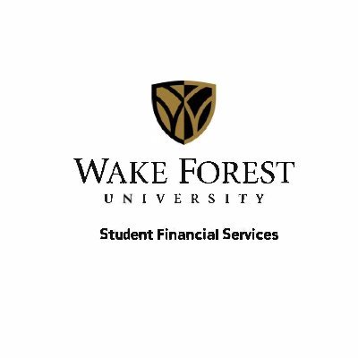 The official Twitter account for Wake Forest University Student Financial Services.