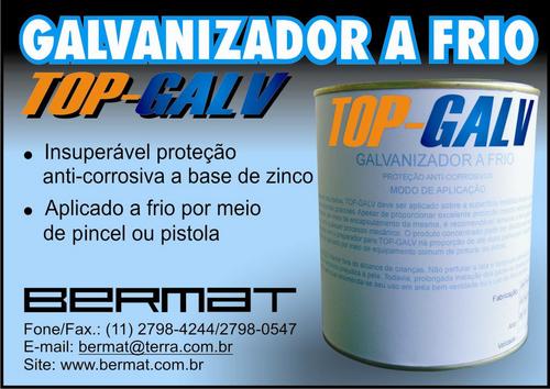 bermatltda's profile picture. Dispomos de produtos p/ manutenção industrial.
Removedor de tintas, Fosfatizante, Galvanizador a Frio, Tinta p/ galvanizados.
consulte-nos: (11) 2798-4244
