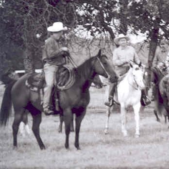 Former cowboy and roustabout.  Texican.