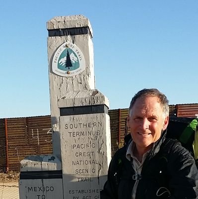 Tesla fan who owns a Model Y with FSD.  Waiting for the promised 'Birds Eye View' as pictured. Hiked the PCT in 2017 at age 67.  Pictured at the Mexico border