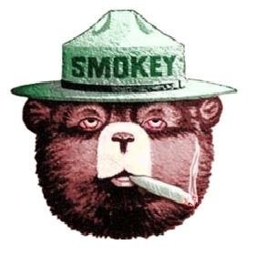 I don't do much
and
this isn't for anyone...

basically what would happen if Smokey the Bear lit up and was kinda (really) depressed