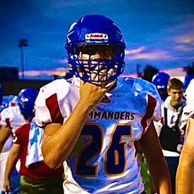 Jacobya02532815's profile picture. WCHS 21’🎓 Football: quarterback/tight end/de/olb#26🏈