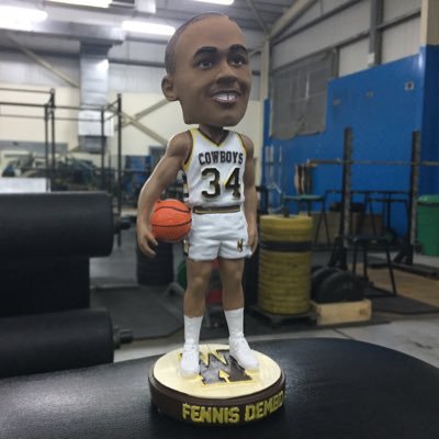 Winning championships and dunking on BYU. Now traveling the world. The adventures of a Fennis Dembo Bobble Head.